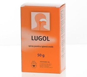 Lugol 1% spray bucofaring. 50g