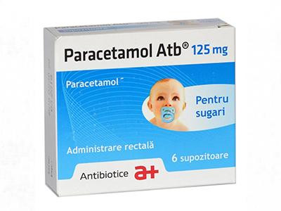 Paracetamol 125mg sup. - poza produsului