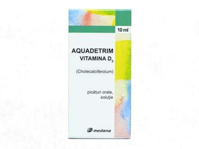 Aquadetrim vit D3 15000 UI/ml pic.orale 10ml - poza produsului