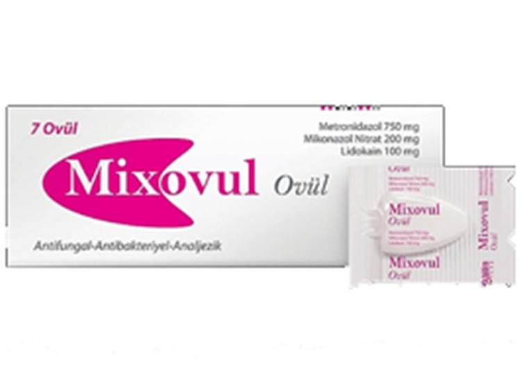 Mixovul 750mg/200mg/100mg ovule - poza produsului