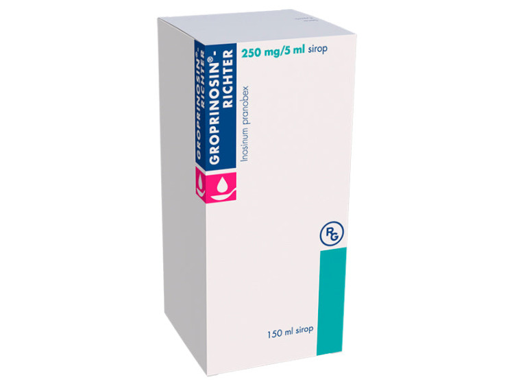 Groprinosin-Richter 250mg/5ml sirop 150ml - poza produsului