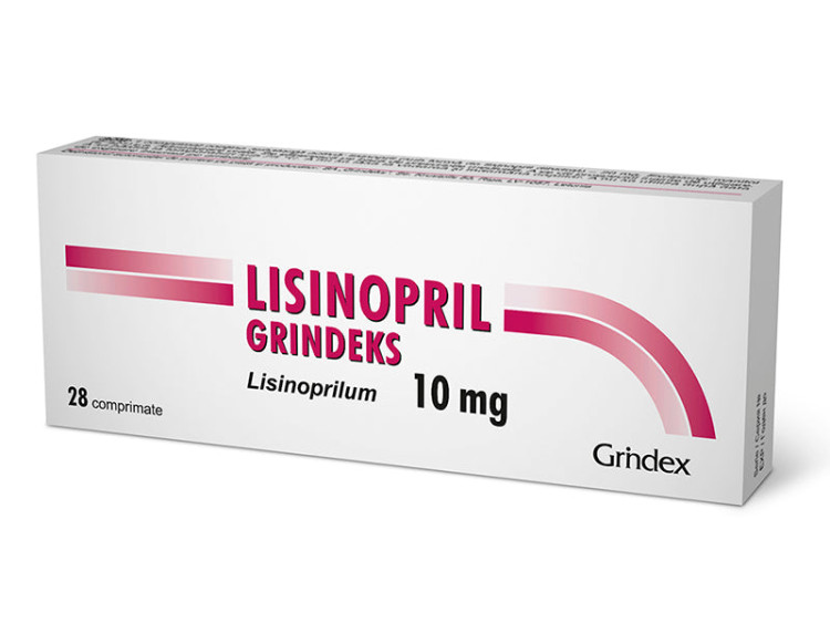 Lisinopril Grindeks 10mg comp. - poza produsului