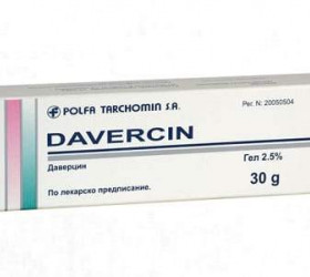 Davercin 25mg/g gel 30g