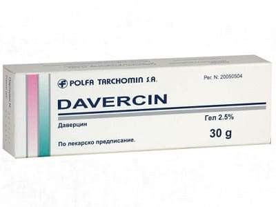 Davercin 25mg/g gel 30g - poza produsului