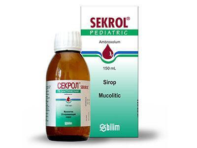 Sekrol Pediatric 15mg/5ml sirop 150ml - poza produsului