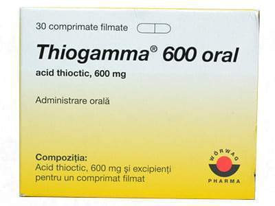 Thiogamma 600 oral 600mg comp.film. - poza produsului