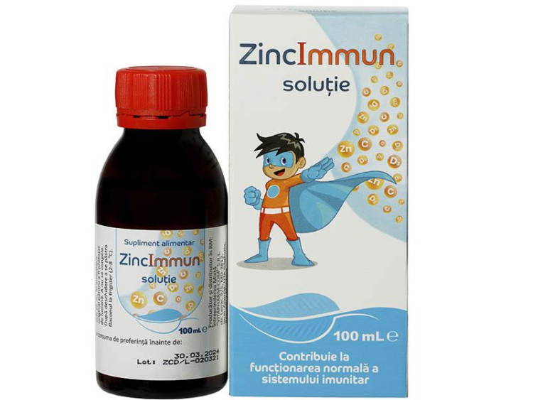 Zinc Immun solutie 100ml - poza produsului