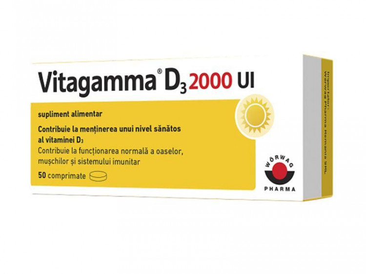 Vitagamma D3 caps.2000UI - poza produsului