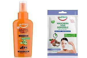 Equilibra Aloe Sun Ulei protector pentru par spray 100ml + Masca pu fata dupa expunerea la soare Cadou - poza produsului