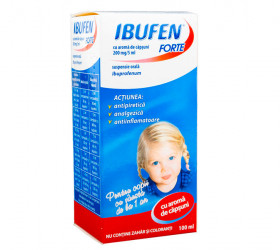 Ibufen Forte 200mg/5ml susp.orala Capsuni 100ml