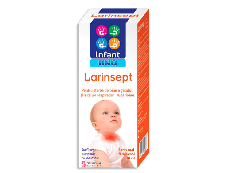 Infant Uno Larinsept 30ml (de la 3 luni) - poza produsului