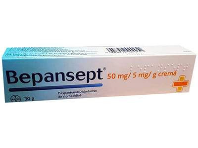 Bepansept 50mg/5mg/g crema 30g - poza produsului