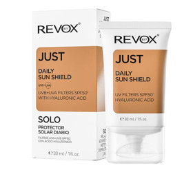 REVOX Just Daily Sun Shield Uva +Uvb Filters Spf 50+ Hyaluronic Acid 30ml