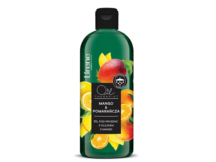Lirene Oil Therapist Gel de dus cu mango si portocala 400ml E08240 - poza produsului