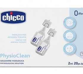 Chicco Solutie fiziologica nazala PhysioClean 20 buc 2ml 49800000