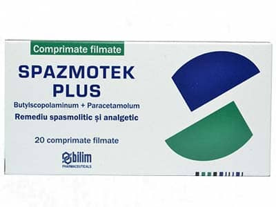 Spasmotek Plus 10mg+500mg comp.film. - poza produsului