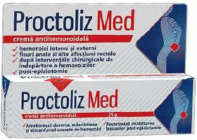 Proctoliz Med crema antihemoroidala 25g